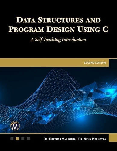 Buchcover und Innenansicht für das Buch: Data Structures and Program Design Using C
