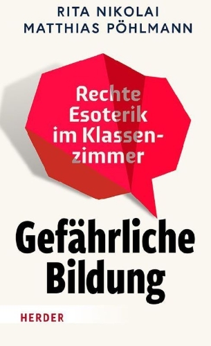 Buchcover und Innenansicht für das Buch: Gefährliche Bildung