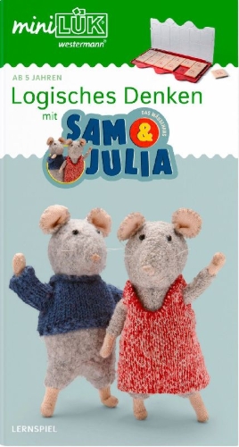 Buchcover und Innenansicht für das Buch: miniLÜK. Vorschule / 1. Klasse Logisches Denken mit Sam und Julia