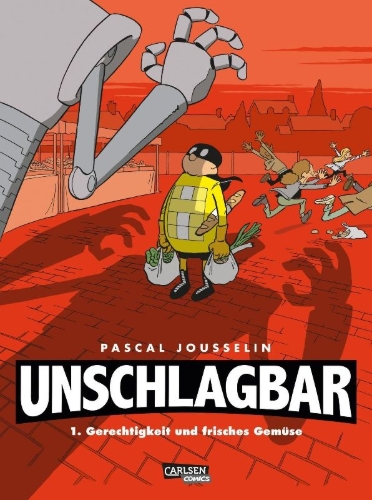 Buchcover und Innenansicht für das Buch: Imbattable - Justice et Légumes Frais