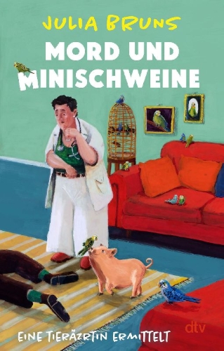 Buchcover und Innenansicht für das Buch: Mord und Minischweine