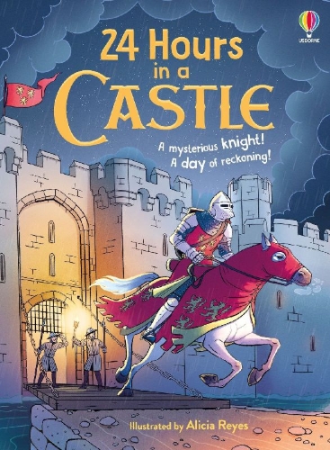 Buchcover und Innenansicht für das Buch: 24 Hours in a Castle