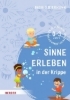 Buchcover und Innenansicht für das Buch: Sinne erleben in der Krippe