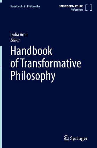 Buchcover und Innenansicht für das Buch: Handbook of Transformative Philosophy