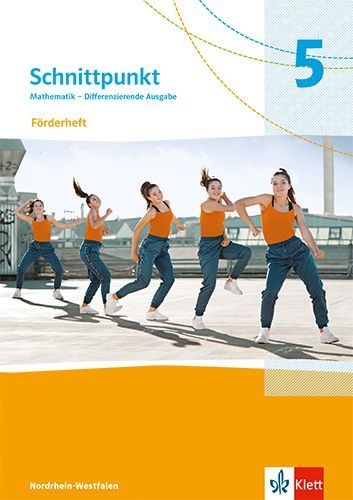 Buchcover und Innenansicht für das Buch: Schnittpunkt Mathematik 5. Förderheft mit Lösungsheft Klasse 5