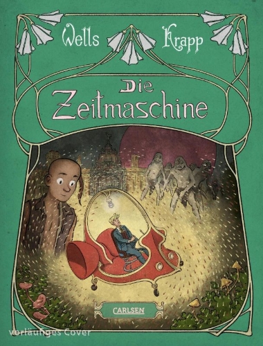 Buchcover und Innenansicht für das Buch: Die Zeitmaschine