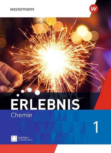 Buchcover und Innenansicht für das Buch: Erlebnis Chemie 1. Schulbuch. Für Nordrhein-Westfalen und Hessen