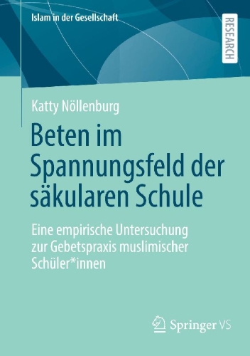 Buchcover und Innenansicht für das Buch: Beten im Spannungsfeld der säkularen Schule