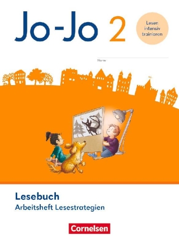Buchcover und Innenansicht für das Buch: Jo-Jo Lesebuch 2. Schuljahr - Allgemeine Ausgabe 2024 - Arbeitsheft Lesestrategien