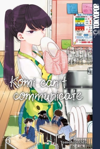 Buchcover und Innenansicht für das Buch: Komi can't communicate 06