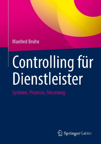 Buchcover und Innenansicht für das Buch: Controlling für Dienstleister
