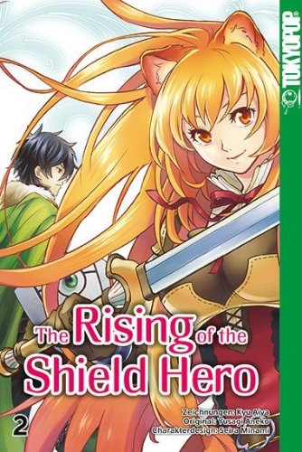 Buchcover und Innenansicht für das Buch: The Rising of the Shield Hero 02