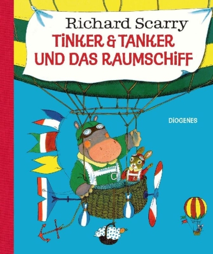 Buchcover und Innenansicht für das Buch: Tinker and Tanker and Their Space Ship