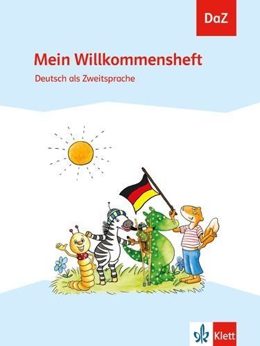 Buchcover und Innenansicht für das Buch: Mein Willkommensheft. DaZ - Deutsch als Zweitsprache (5er Paket)