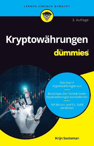 Buchcover und Innenansicht für das Buch: Kryptowährungen für Dummies