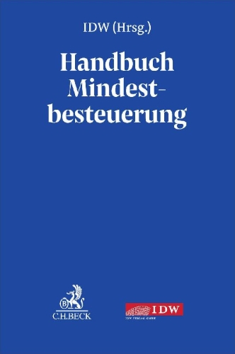 Buchcover und Innenansicht für das Buch: Handbuch Mindestbesteuerung