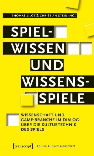 Buchcover und Innenansicht für das Buch: Spielwissen und Wissensspiele