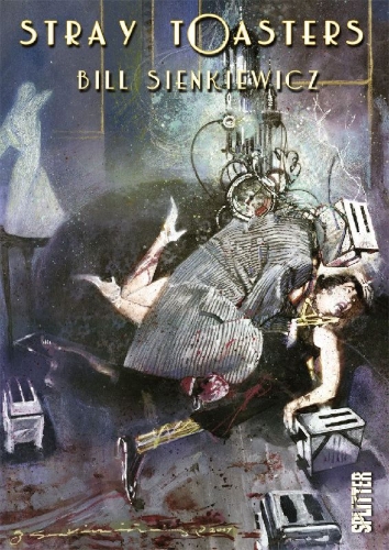 Buchcover und Innenansicht für das Buch: Stray Toasters