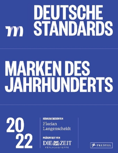Buchcover und Innenansicht für das Buch: Deutsche Standards - Marken des Jahrhunderts 2022