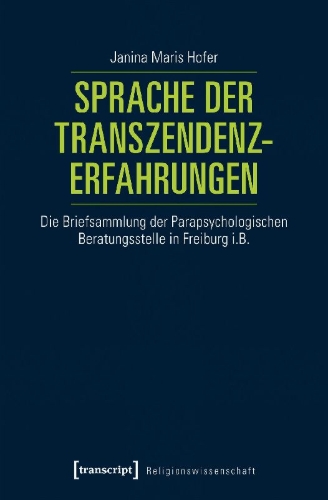 Buchcover und Innenansicht für das Buch: Sprache der Transzendenzerfahrungen