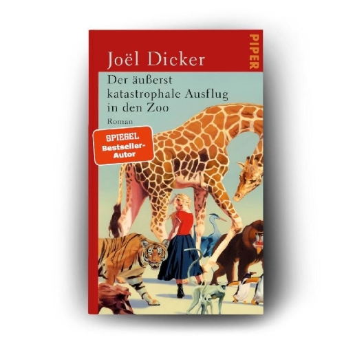 Buchcover und Innenansicht für das Buch: La très catastrophique visite du zoo