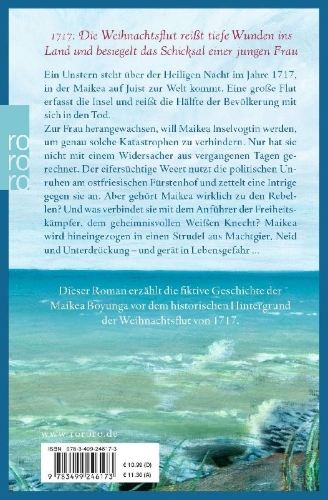 Buchcover und Innenansicht für das Buch: Die Inselvogtin