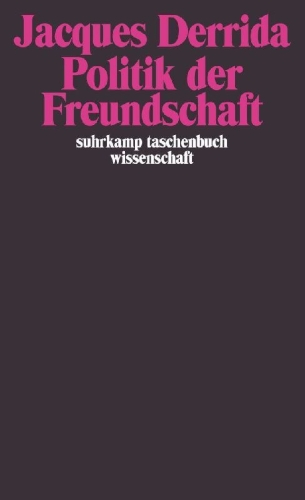 Buchcover und Innenansicht für das Buch: Politiques de l'amitie