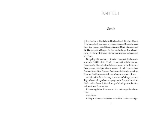 Buchcover und Innenansicht für das Buch: Belle Morte