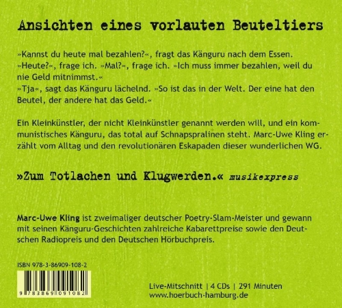Buchcover und Innenansicht für das Buch: Die Känguru-Chroniken