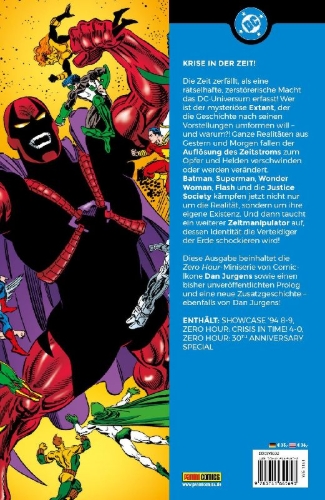 Buchcover und Innenansicht für das Buch: Showcase '94 8 (III), Showcase '94 9 (III), Zero Hour: Crisis in Time! #0-#5, Zero Hour: 30th Anniversary Special