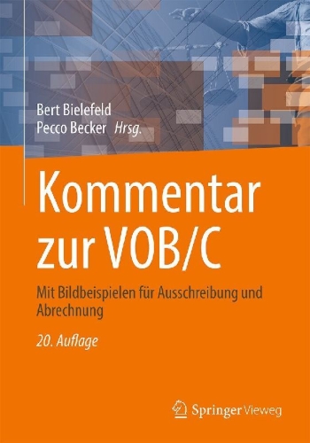 Buchcover und Innenansicht für das Buch: Kommentar zur VOB/C