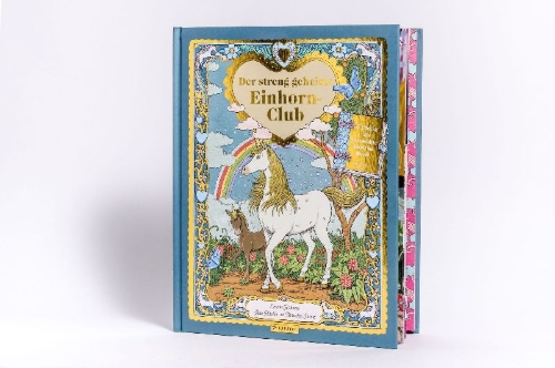 Buchcover und Innenansicht für das Buch: The Secret Unicorn Club