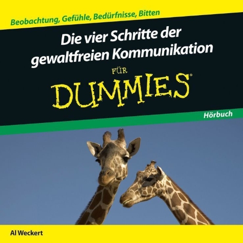 Buchcover und Innenansicht für das Buch: Die Vier Schritte der Gewaltfreien Kommunikation für Dummies Hörbuch