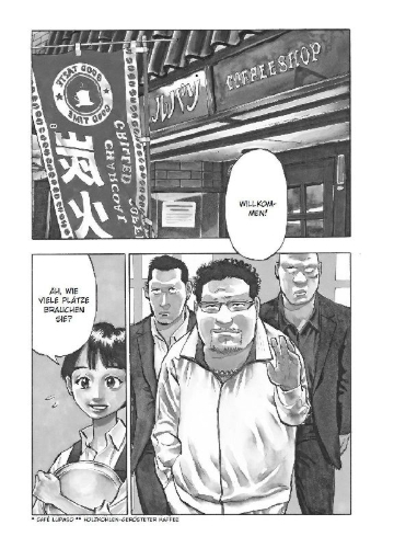 Buchcover und Innenansicht für das Buch: Shimazaki in the Land of Peace 06