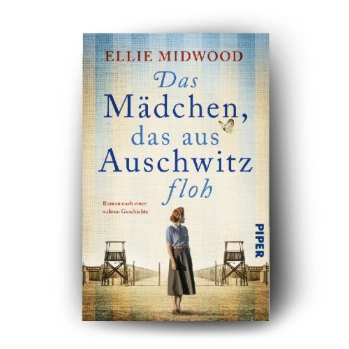 Buchcover und Innenansicht für das Buch: The Girl Who Escaped from Auschwitz