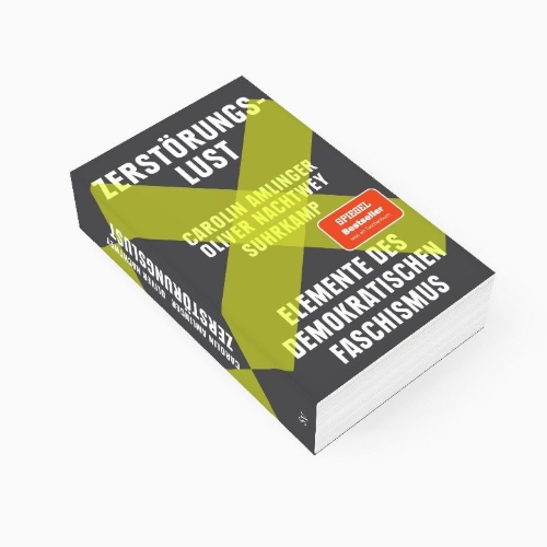 Buchcover und Innenansicht für das Buch: Zerstörungslust