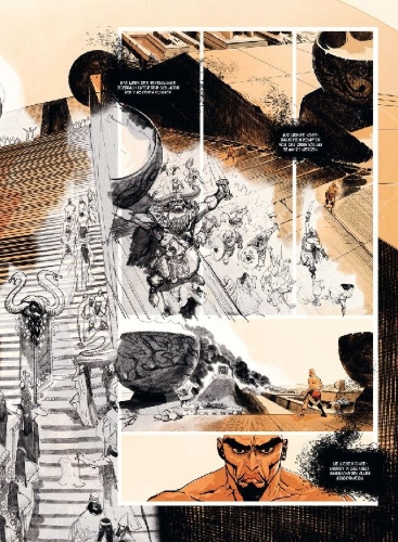 Buchcover und Innenansicht für das Buch: Conan le Cimmérien
