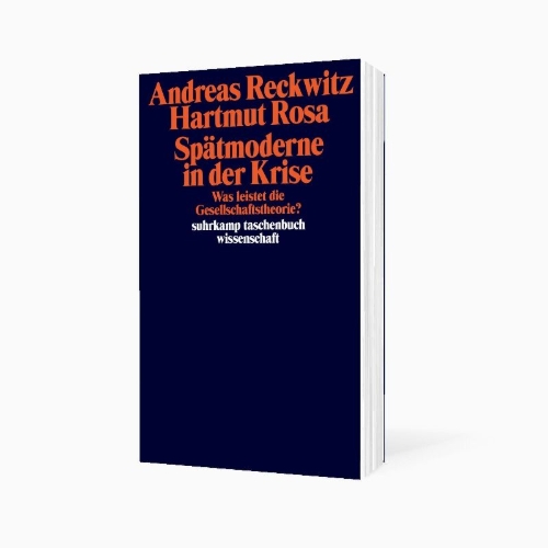 Buchcover und Innenansicht für das Buch: Spätmoderne in der Krise
