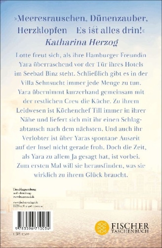 Buchcover und Innenansicht für das Buch: Meeresleuchten in der Villa Sehnsucht