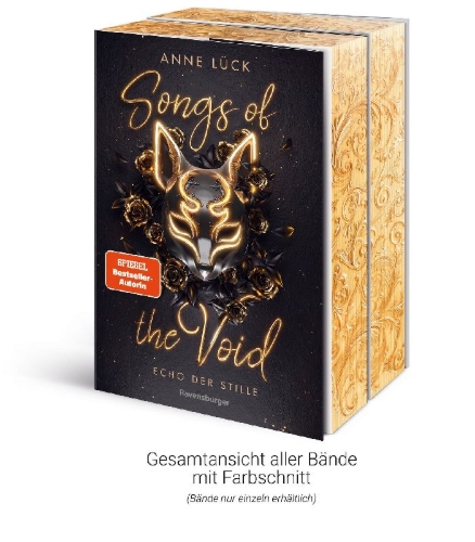 Buchcover und Innenansicht für das Buch: Songs of the Void, Band 1 - Echo der Stille