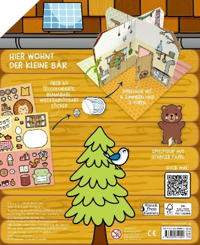 Buchcover und Innenansicht für das Buch: Cozy Stickerhaus