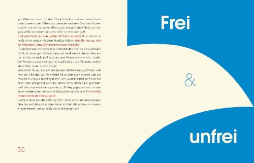 Buchcover und Innenansicht für das Buch: Das Buch der Gegensätze