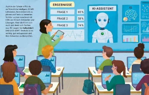 Buchcover und Innenansicht für das Buch: Can AI change the future?