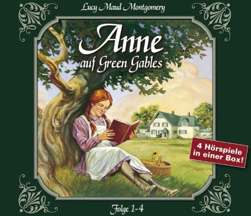 Buchcover und Innenansicht für das Buch: Anne auf Green Gables, Folge 1-4