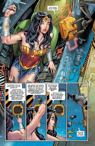 Buchcover und Innenansicht für das Buch: Wonder Woman #7-#10; Wonder Woman: Agent of Peace #2-#4, #11