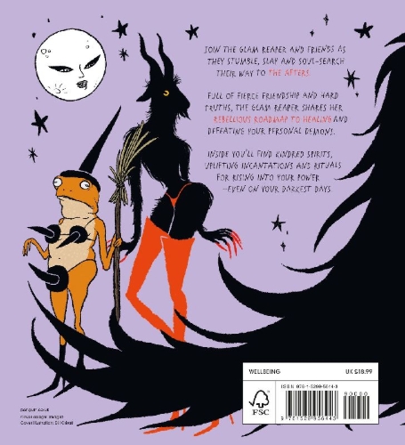 Buchcover und Innenansicht für das Buch: The Glam Reaper's Guide to Slaying