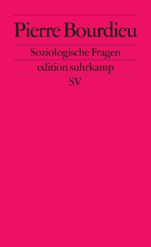 Buchcover und Innenansicht für das Buch: Questions de sociologie