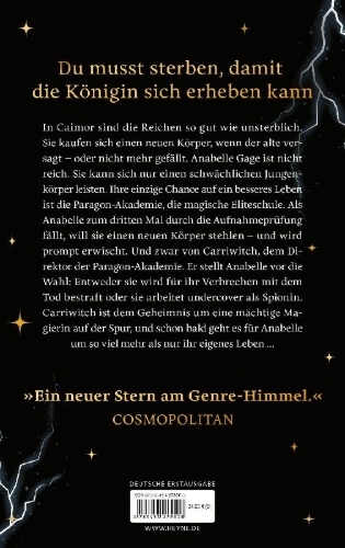 Buchcover und Innenansicht für das Buch: Queen of Faces Book 1