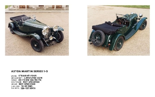 Buchcover und Innenansicht für das Buch: Aston Martin Milestones