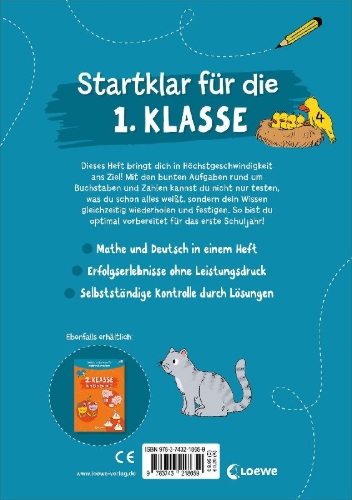 Buchcover und Innenansicht für das Buch: 1. Klasse - Ich bin bereit!